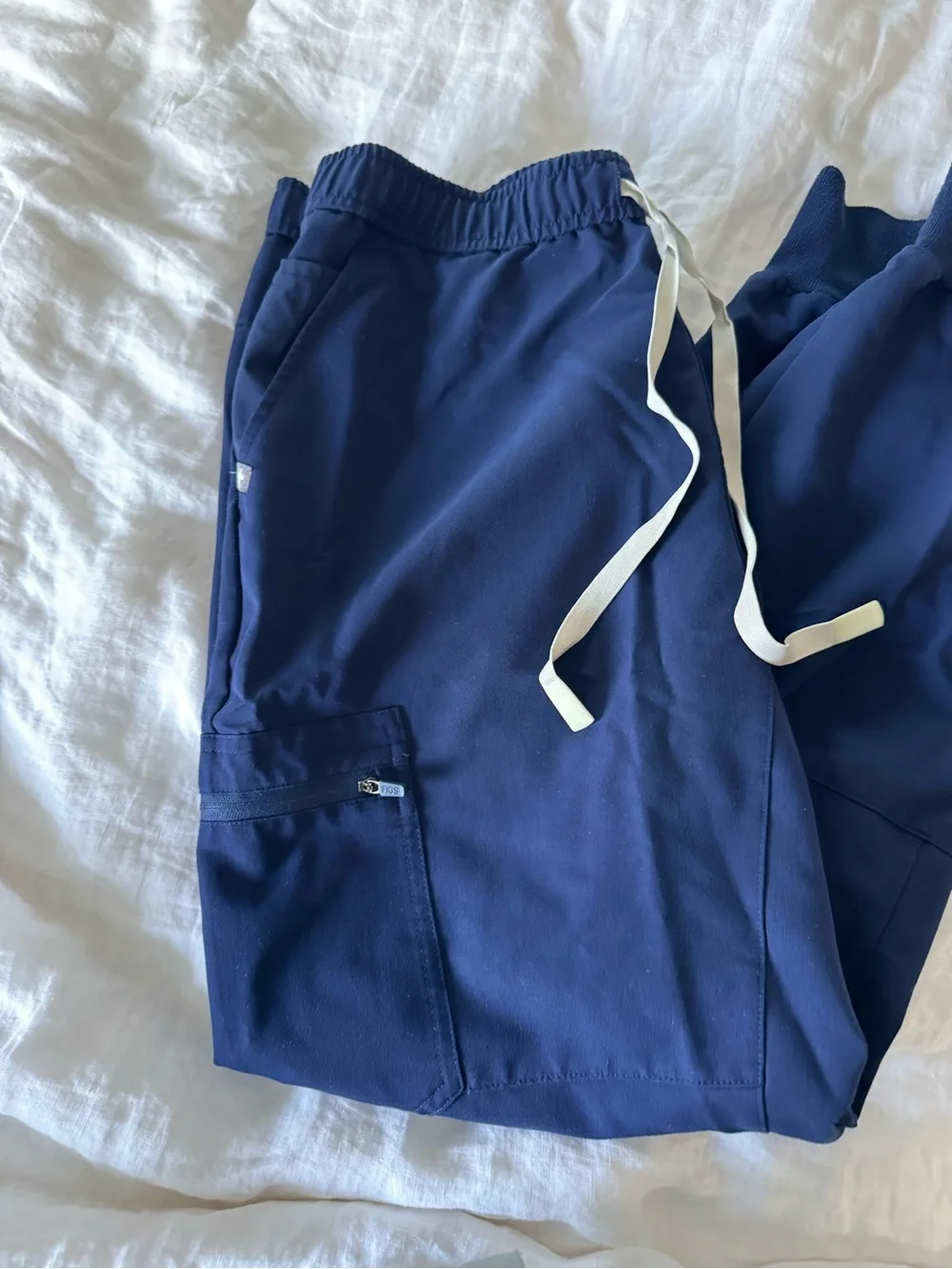 Figs Navy Blue Drawstring Joggers